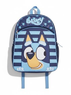 New Bluey Unisex Kids' Officially Licensed Striped Backpack Back to School